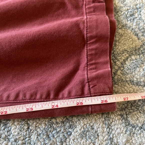 Pilcro Anthropologie maroon khaki pants size 31 - Picture 10 of 10